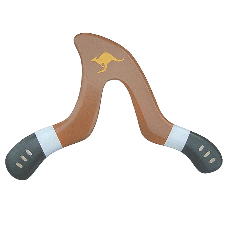 Kid Toys And More - Handgemaakte Houten Boemerang Gooien En Vangen