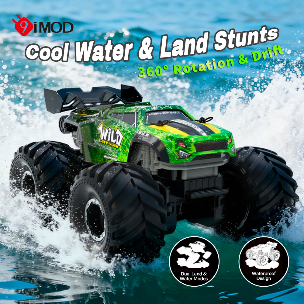 Kids Toys Long Island - 9IMOD RC Amfibische Monstertruck 4WD Afstandsbestuurde