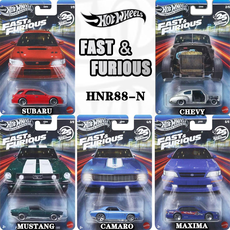 Kids Toys Boys - Hot Wheels 1:64 gegoten legeringsauto Fast&Furious,