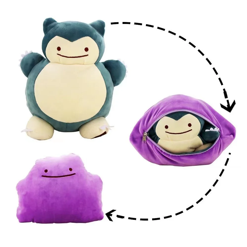 Kids Toys Movie - 20 cm Pokemon Anime Omkeerbaar Kussen