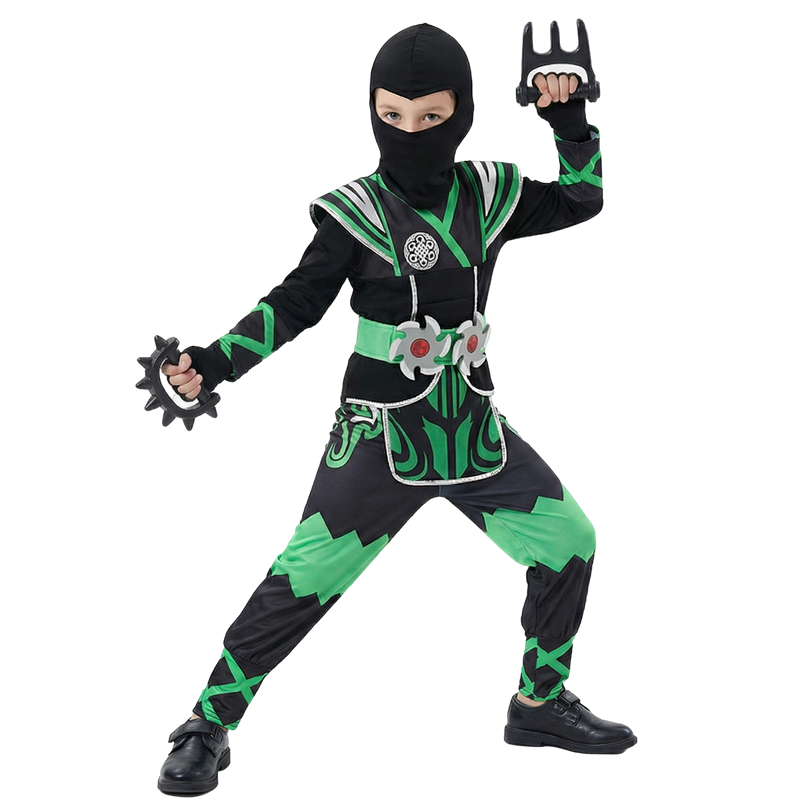 Groen Ninja-kostuum voor kinde - Kids Toys Boys recensie en prijs