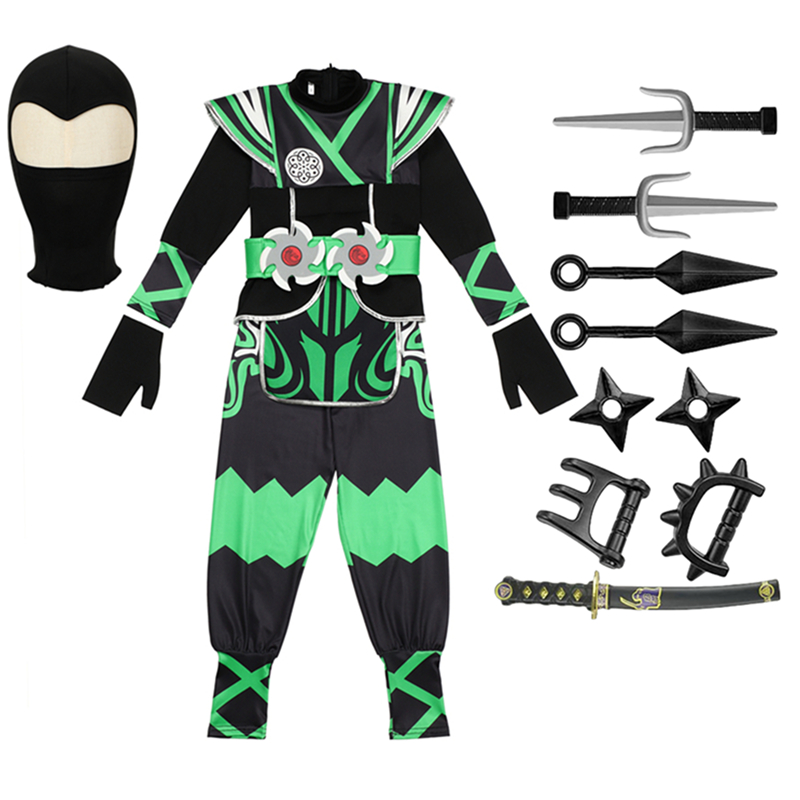 Groen Ninja-kostuum voor kinde - Kids Toys Boys recensie en prijs